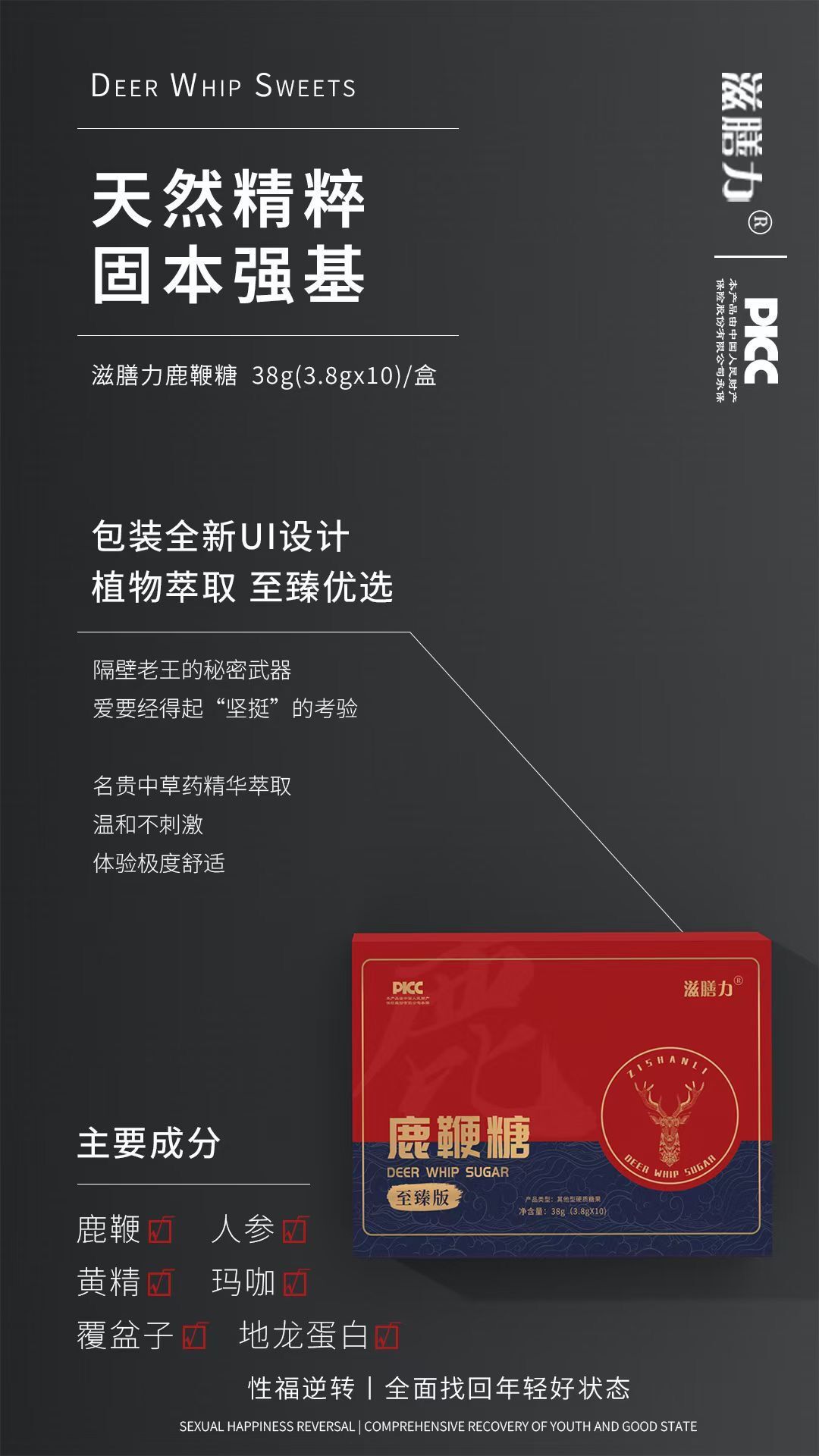 滋膳力鹿鞭糖【记者揭秘】功效成分副作用大曝光，劝告你你一定要看看